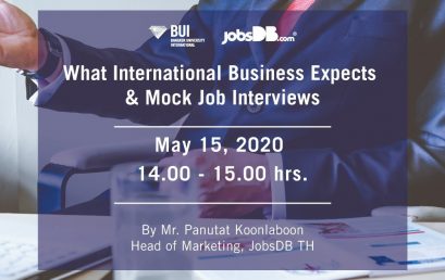 What International Business Expects & Mock Job Interviews